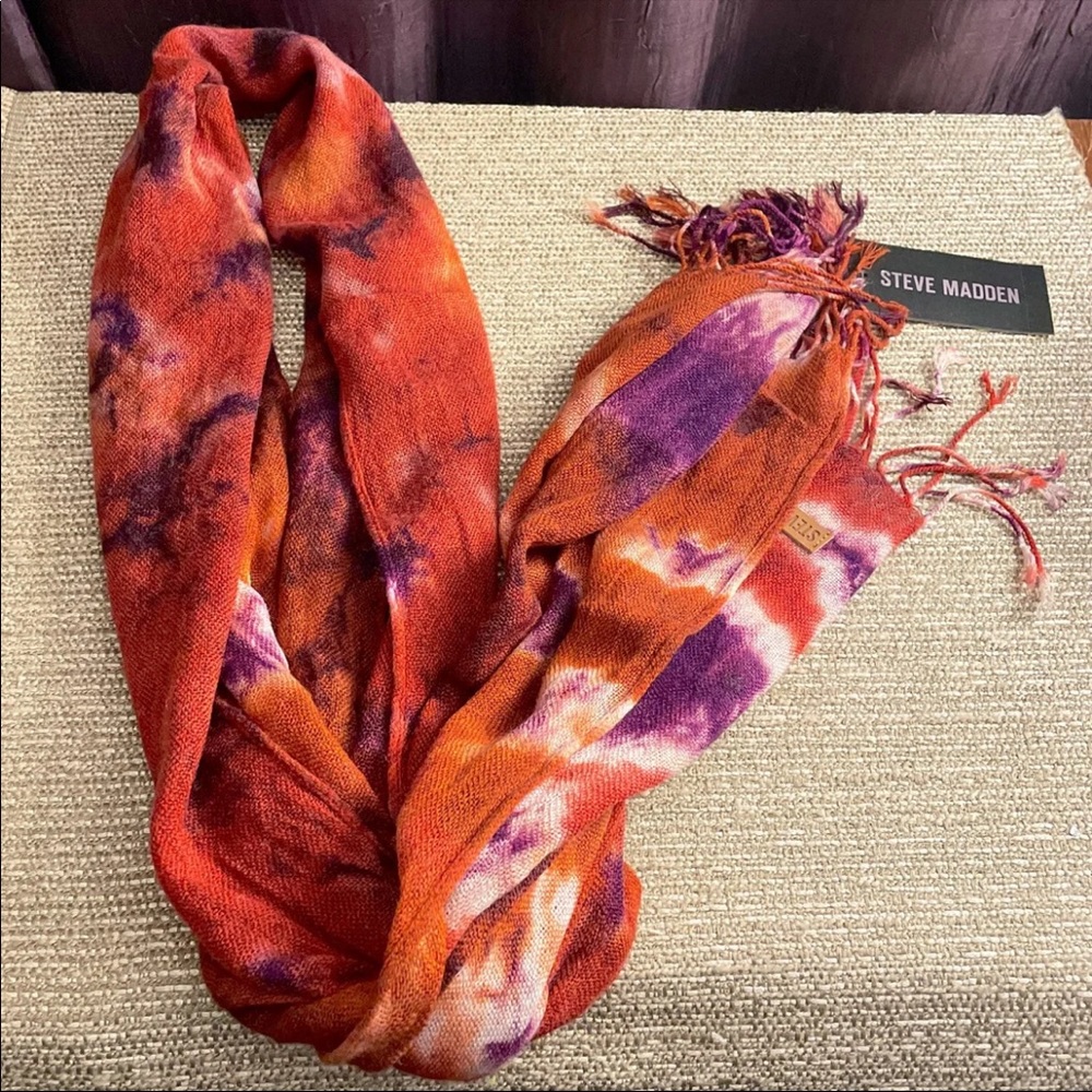 Steve Madden Tie Dye SuperBlend Oblong Scarf - NWT